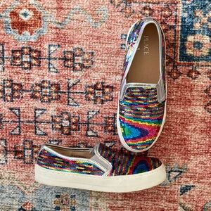 The Children's Place Multicolor Slip-On Sequin Sneakers